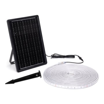 Aigostar - LED RGB Prigušiva solarna traka LED/10W/3,2V 10 m IP65 + Daljinski upravljač