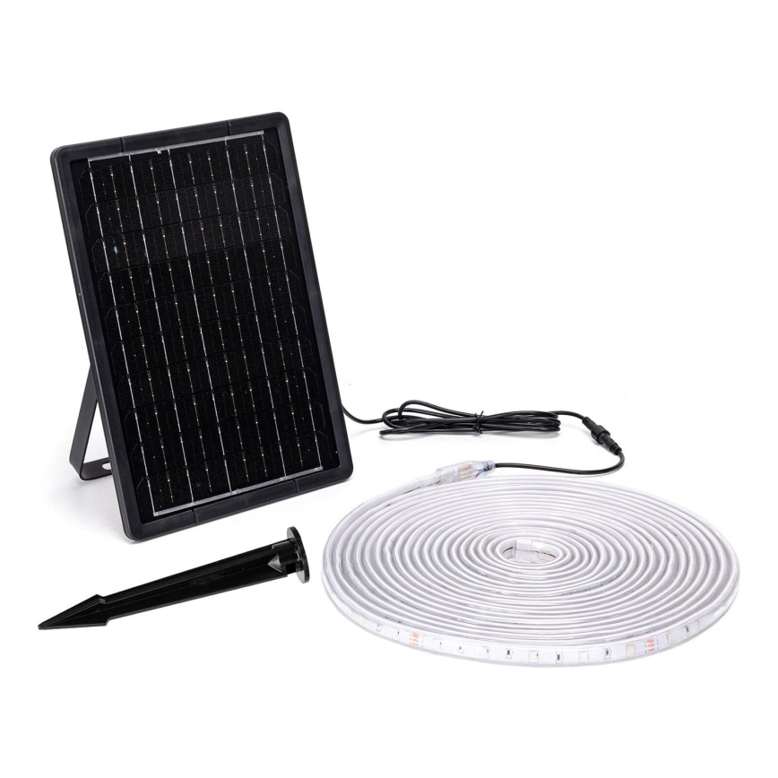 Aigostar - LED RGB Prigušiva solarna traka LED/10W/3,2V 10 m IP65 + Daljinski upravljač