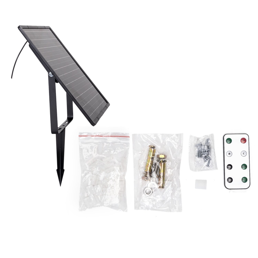 Aigostar - LED RGB Prigušiva solarna traka LED/20W/3,2V 20 m IP65 + Daljinski upravljač