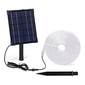 Aigostar - LED RGB Prigušiva solarna traka LED/5W/3,2V 5+2m IP65 + Daljinski upravljač