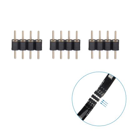 Aigostar - LED RGB Pametna prigušivi traka 4x0,5m LED/4,5W/5V Wi-Fi + Daljinski upravljač