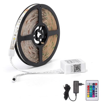 Aigostar - LED RGB Prigušiva traka 6,5m LED/16,5W/12/230V 3000K Wi-Fi