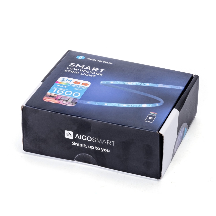 Aigostar - LED RGB Prigušiva traka 6,5m LED/16,5W/12/230V 3000K Wi-Fi