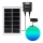 Aigostar - LED RGB Prigušivi solarni luster MESH LED/20W/3,7V 4000 mAh 2700K-6500K IP65 pr. 20 cm