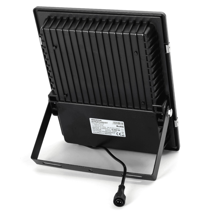Aigostar - LED RGB Prigušivi solarni reflektor LED/150W/3,2V IP66 + Daljinski upravljač