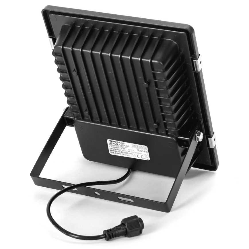 Aigostar - LED RGB Prigušivi solarni reflektor LED/50W/3,2V IP66 + Daljinski upravljač