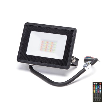 Aigostar - LED RGB reflektor LED/20W/230V IP65 + Daljinski upravljač