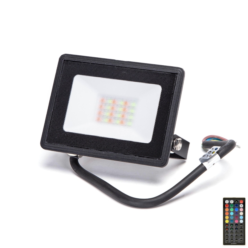 Aigostar - LED RGB reflektor LED/20W/230V IP65 + Daljinski upravljač