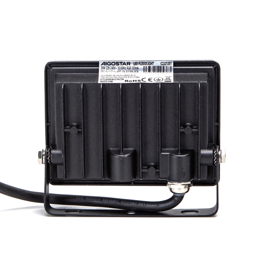 Aigostar - LED RGB reflektor LED/20W/230V IP65 + Daljinski upravljač