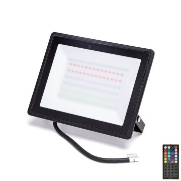 Aigostar - LED RGB reflektor LED/50W/230V IP65 + Daljinski upravljač