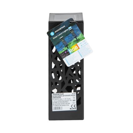 Aigostar - LED RGB Solarna lampa LED/0,006W/1,2V 28,5cm crno  IP44