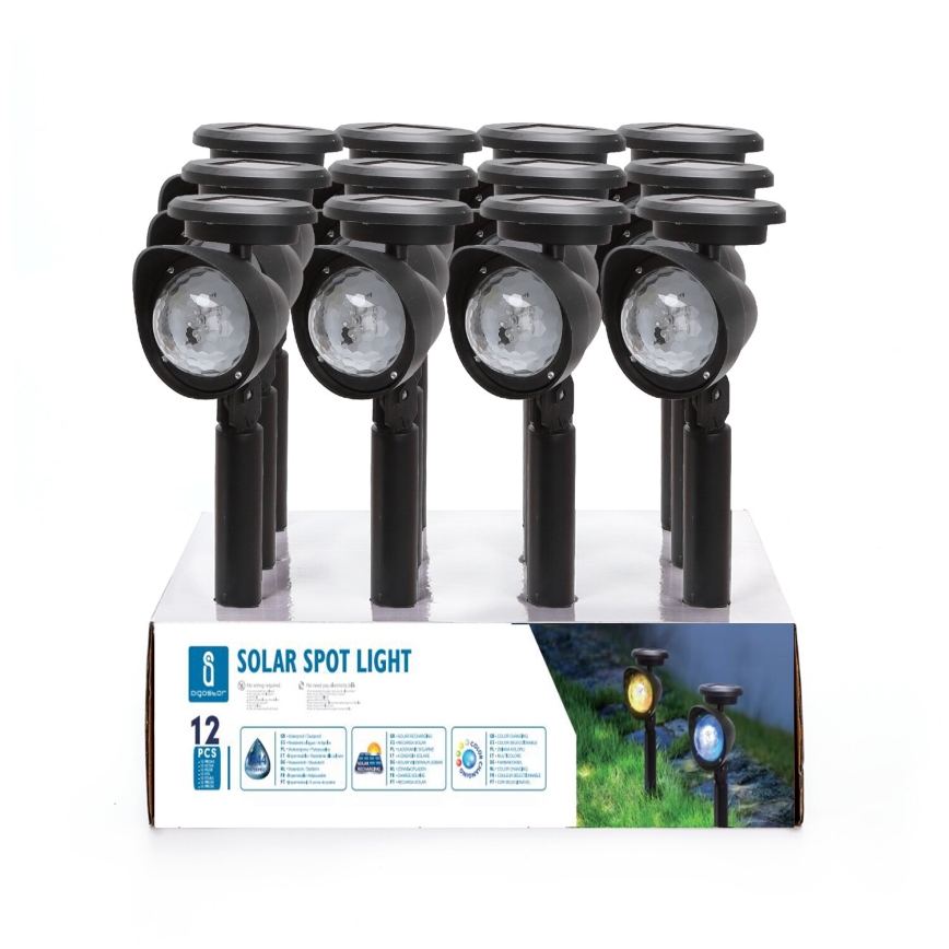 Aigostar - LED RGB Solarna lampa LED/400mAh IP44