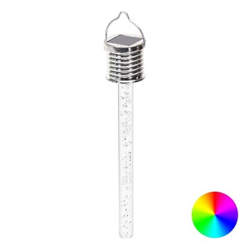Aigostar - LED RGB solarna rasveta LED/0,006W/1,2V krom IP44