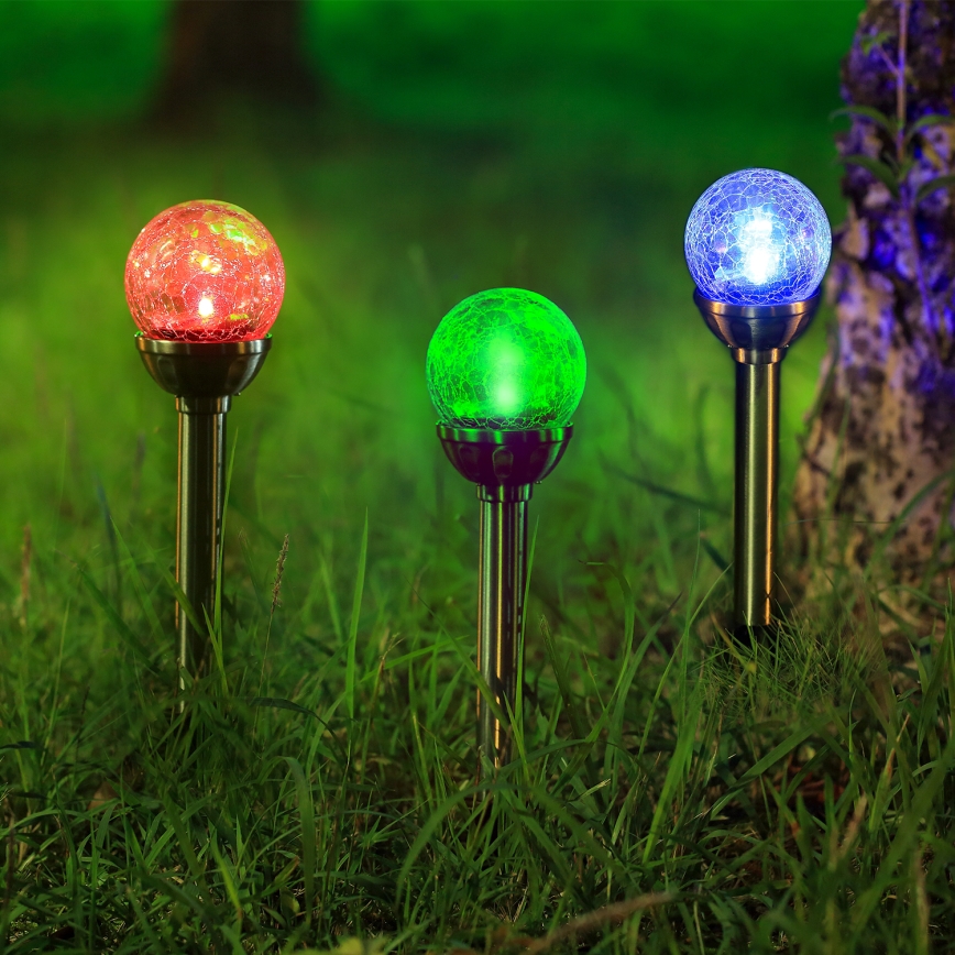 Aigostar - LED RGB solarna rasveta LED/0,08W/2V IP44 200 mAh