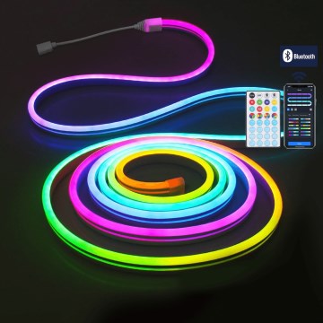 Aigostar - LED RGBICW spoljašnja božićna girlanda 150xLED 5m IP44 + daljinski upravljač