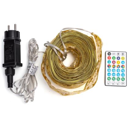 Aigostar - LED RGBICW Pametna spoljašnja božićna girlanda MESH 100xLED 10 m IP44 + daljinski upravljač