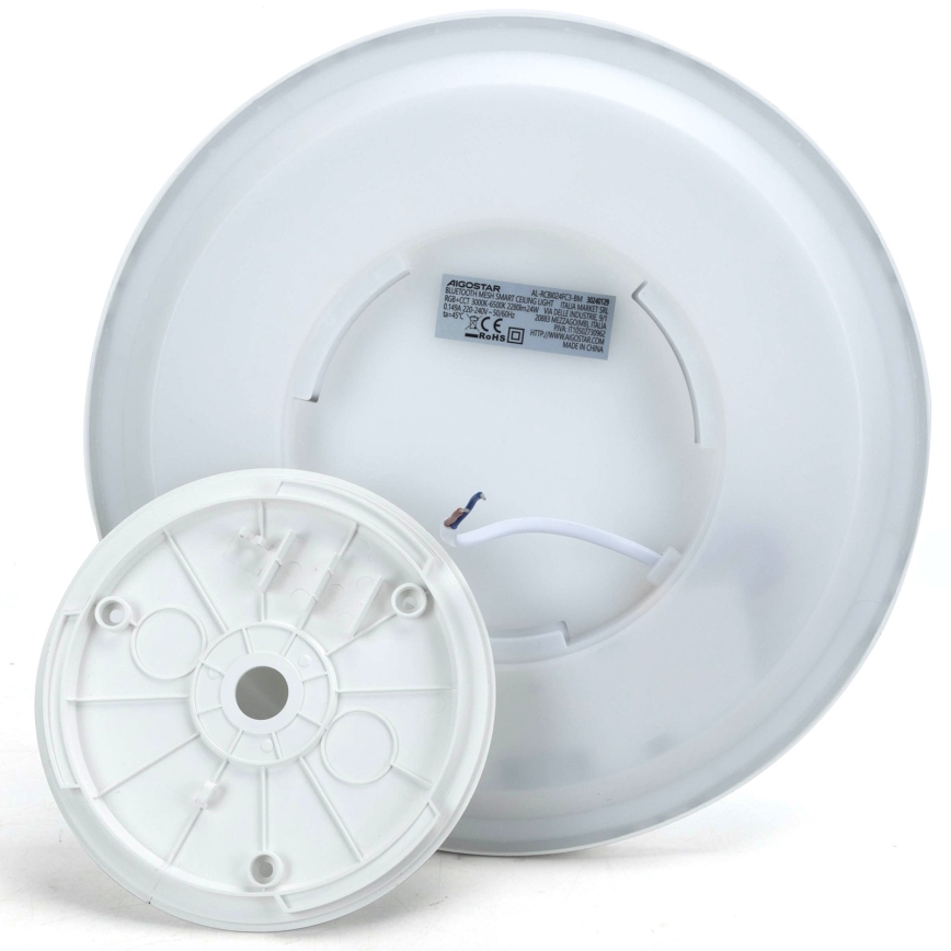 Aigostar - LED RGBW Prigušiva plafonjera MESH LED/24W/230V 3000-6500K bela + Daljinski upravljač