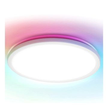Aigostar - LED RGBW prigušiva plafonska svetiljka MESH LED/36W/230V 3000-6500K bela + daljinski upravljač