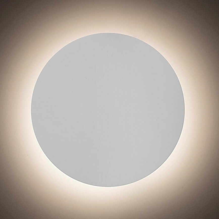 Aigostar - LED RGBW Prigušiva zid. lampa MESH Smart LED/12W/230V bela + Daljinski upravljač