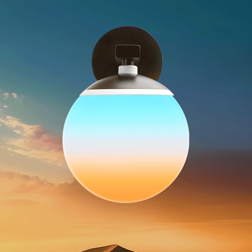 Aigostar - LED RGBW Prigušiva zidna lampa MESH Smart LED/8W/230V + Daljinski upravljač