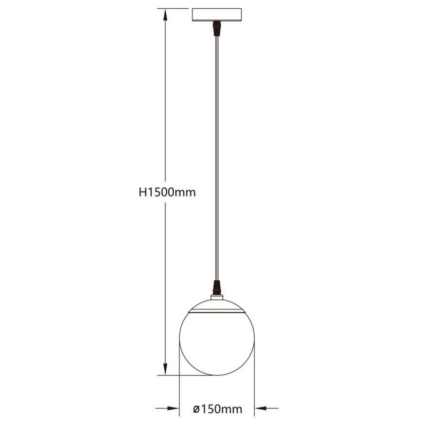 Aigostar - LED RGBW Prigušivi luster na sajli MESH LED/8W/230V 2700-6500K bela + Daljinski upravljač