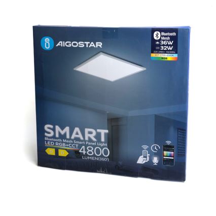 Aigostar - LED RGBW Prigušivi ugradbeni panel MESH LED/36W/230V 60x60 cm