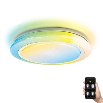 Aigostar - LED RGBW Prigušivo osvetljenje za kupatilo LED/27W/230V 40 cm Wi-Fi
