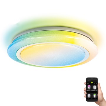 Aigostar - LED RGBW Prigušivo osvetljenje za kupatilo LED/39W/230V 50 cm Wi-Fi IP44