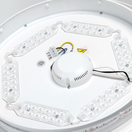 Aigostar - LED RGBW Prigušivo osvetljenje za kupatilo LED/39W/230V 50 cm Wi-Fi IP44