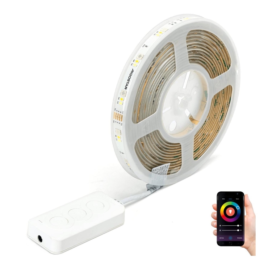 Aigostar - LED RGBW Traka 5m MESH MESH LED/24W/230V 2700-6500K + Daljinski upravljač