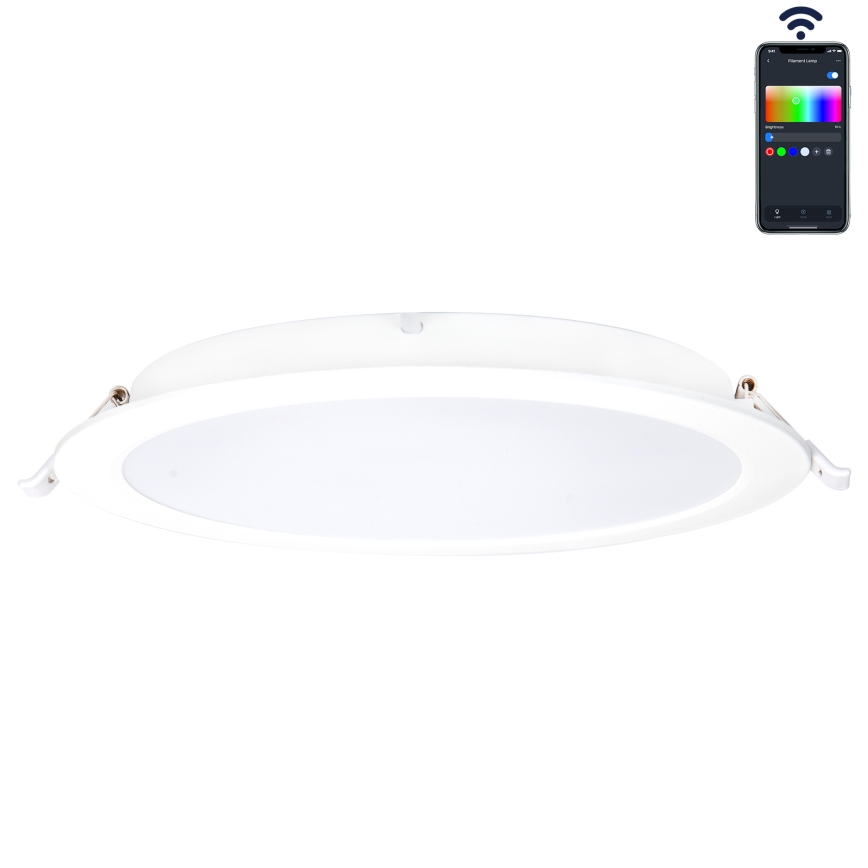 Aigostar - LED RGBW ugradbena lampa za kupatilo MESH LED/18W/230V 2700-6500K IP44
