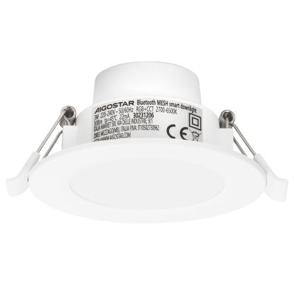 Aigostar - LED RGBW ugradbena lampa za kupatilo MESH LED/3W/230V 2700-6500K IP44