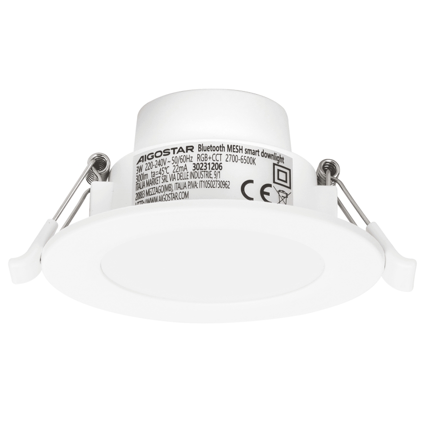 Aigostar - LED RGBW ugradbena lampa za kupatilo MESH LED/3W/230V 2700-6500K IP44