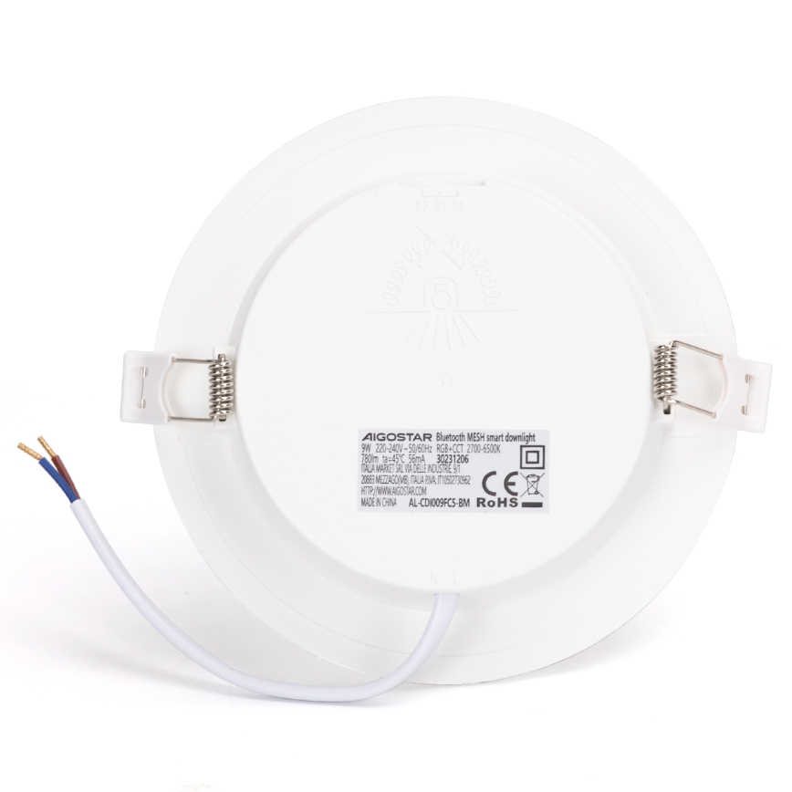 Aigostar - LED RGBW ugradbena lampa za kupatilo MESH LED/9W/230V 2700-6500K IP44