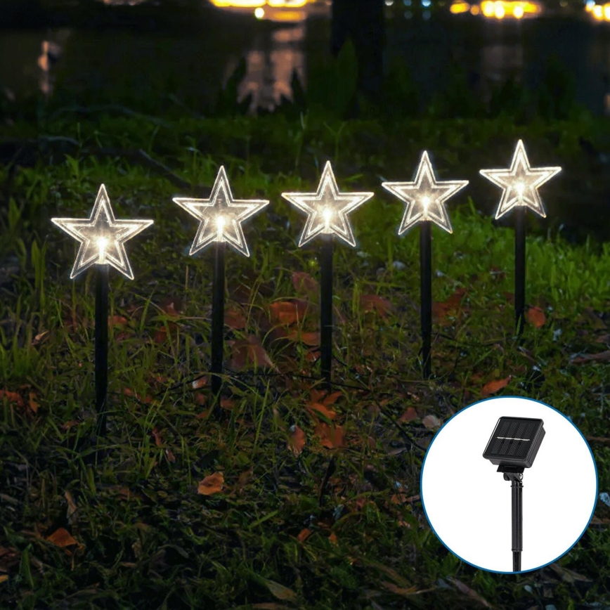 Aigostar - LED solarna božićna lampa LED/0,054W/1,2V 1m IP65 800 mAh hladna bela