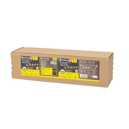 Aigostar - LED Solarna božićna lampa LED/0,054W/1,2V 1m IP65 topla bela