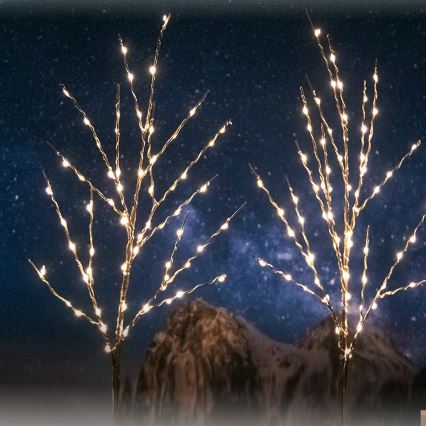 Aigostar - LED solarna dekoracija 140xLED/3m IP65 topla bela loza