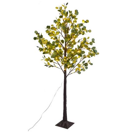 Aigostar - LED solarna dekoracija 285xLED/3,8m IP65 topla bela eukaliptus