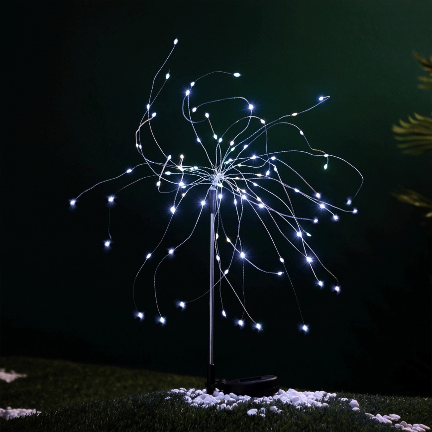 Aigostar - LED Solarna dekorativna lampa LED/0,03W/1,2V 88,5cm 6500K IP44