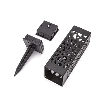 Aigostar - LED Solarna lampa LED/0,006W/1,2V 28,5 cm crno 6500K IP44