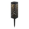 Aigostar - LED Solarna lampa LED/0,006W/1,2V 28,5cm crno 2700K IP44