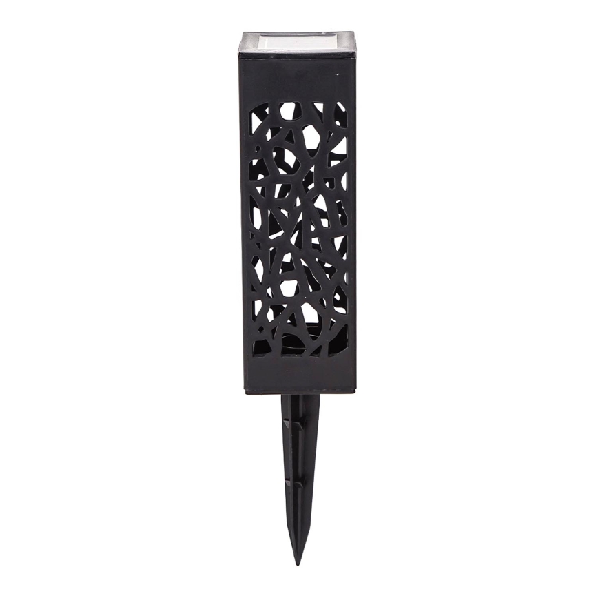 Aigostar - LED Solarna lampa LED/0,006W/1,2V 28,5cm crno 6500K  IP44
