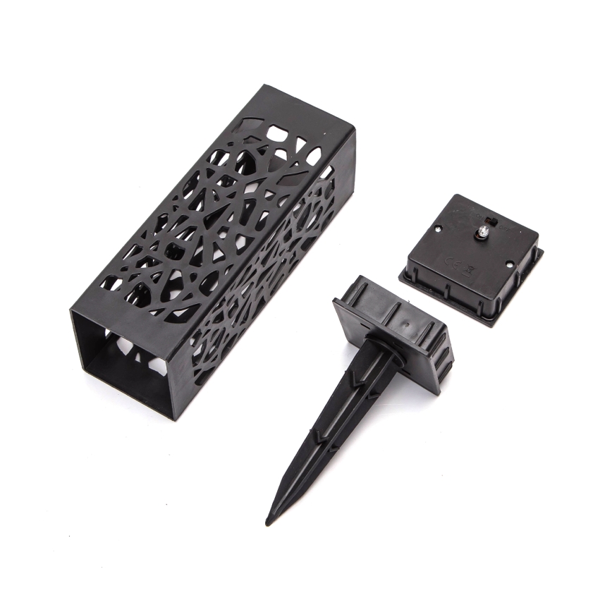 Aigostar - LED Solarna lampa LED/0,006W/1,2V 28,5cm crno 6500K  IP44