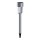 Aigostar - LED Solarna lampa LED/0,006W/1,2V 29,5 cm 40 mAh mat krom 6500K IP44