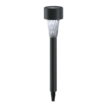 Aigostar - LED Solarna lampa LED/0,006W/1,2V 29,5 cm crno 6500K IP44