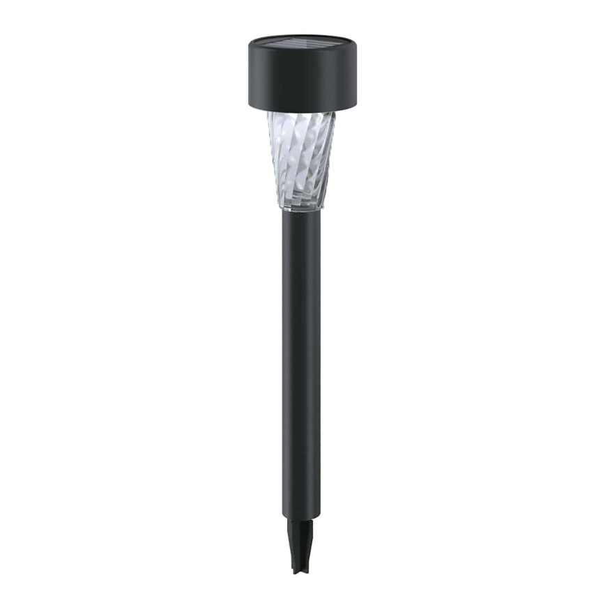 Aigostar - LED Solarna lampa LED/0,006W/1,2V 29,5 cm crno 6500K IP44