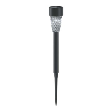 Aigostar - LED Solarna lampa LED/0,006W/1,2V 29,7 cm crno 6500K IP44