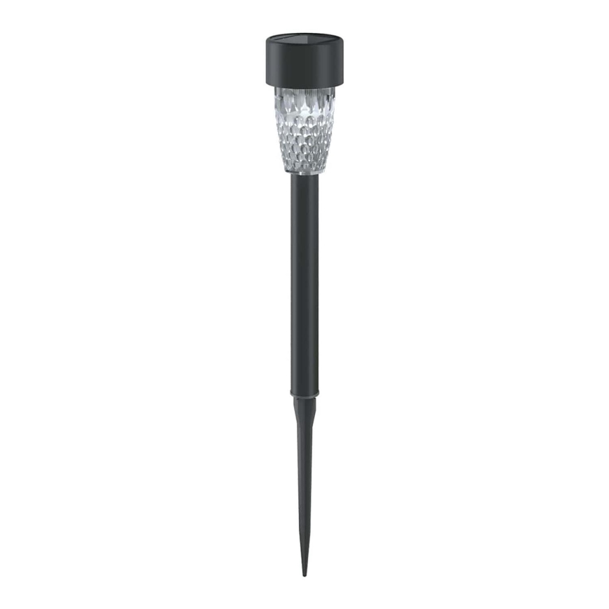 Aigostar - LED Solarna lampa LED/0,006W/1,2V 29,7 cm crno 6500K IP44