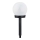 Aigostar - LED Solarna lampa LED/0,006W/1,2V 33cm crno 6500K IP44