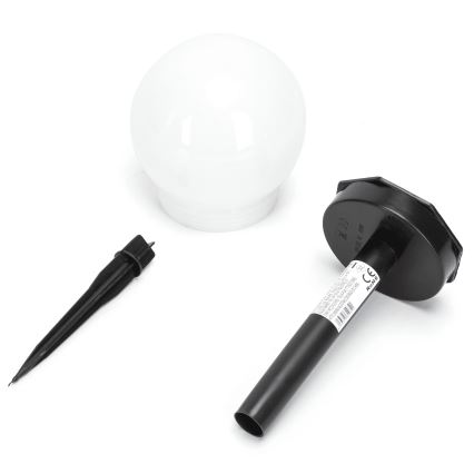 Aigostar - LED Solarna lampa LED/0,006W/1,2V 33cm crno 6500K IP44